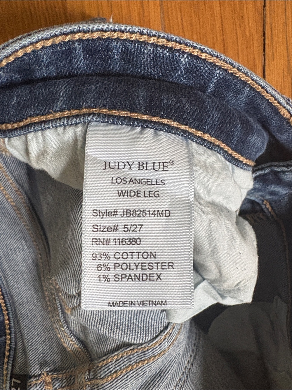 Judy Blue Wide Leg Women's Jeans 5 27 - Picture 6 of 6